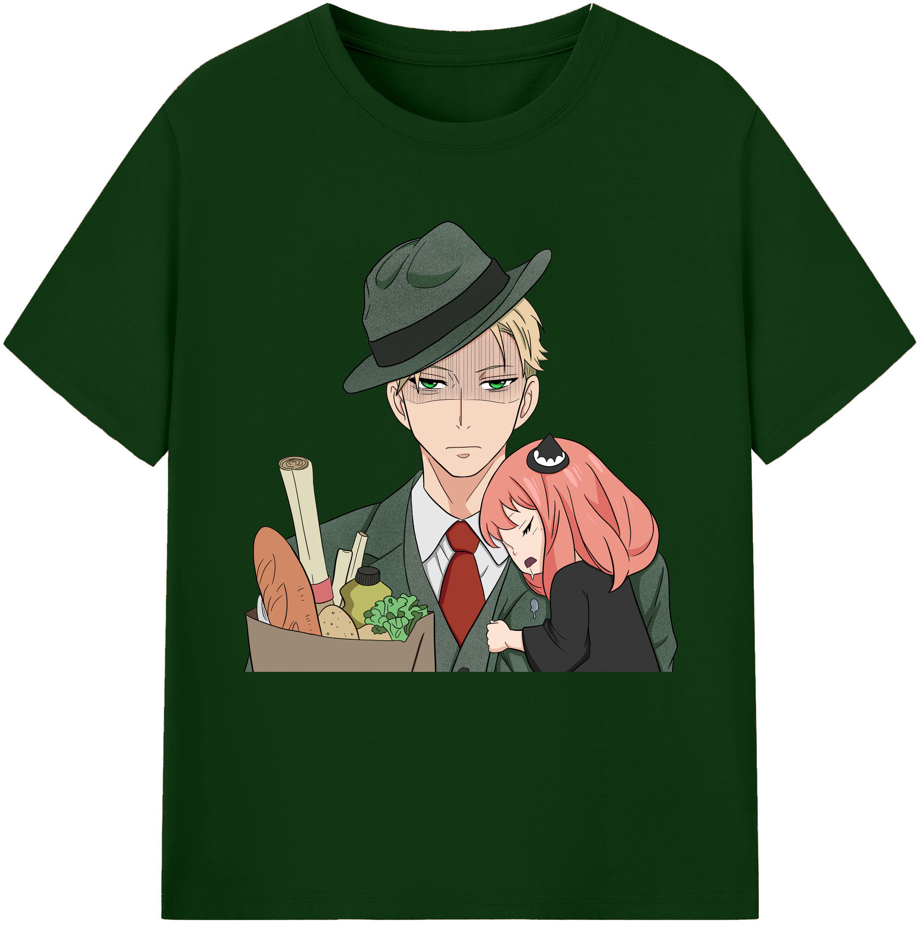 （画像用） SPY×FAMILY间谍家家酒 綿100％半袖Tシャツ（フロントプリント）